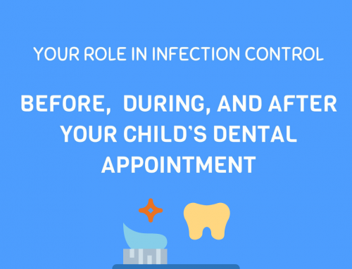 YOUR ROLE IN INFECTION CONTROL:  Before, during and after your child’s dental appointment!